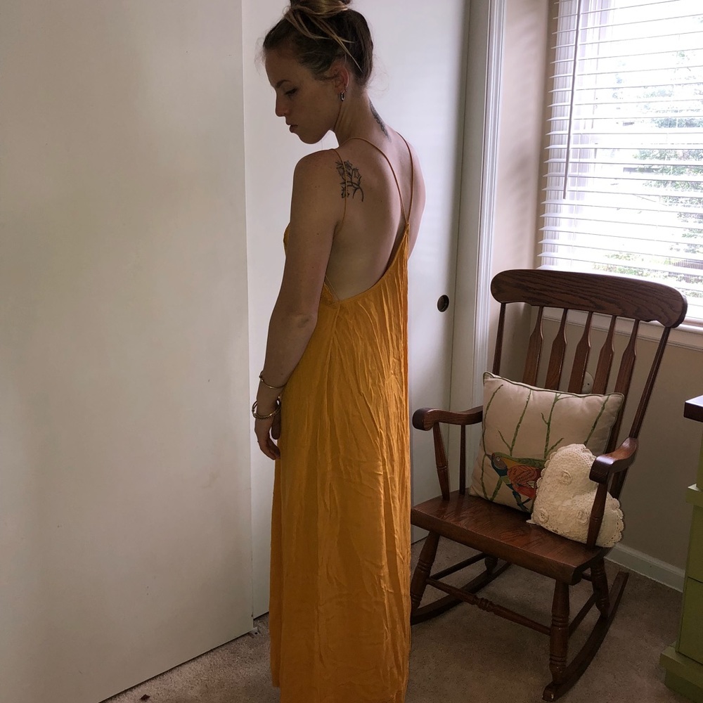 C&C California Odysseia Strappy Marigold Maxi
